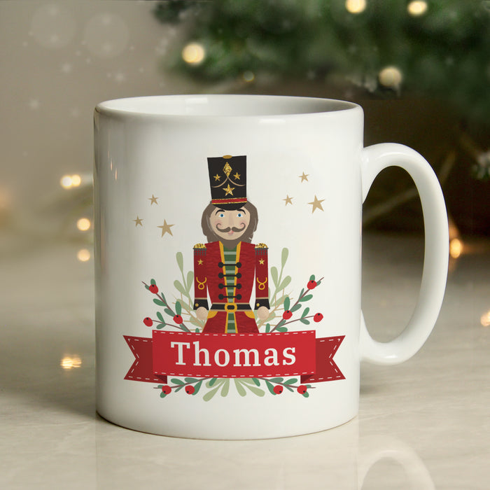 Personalised Christmas Nutcracker Design Mug