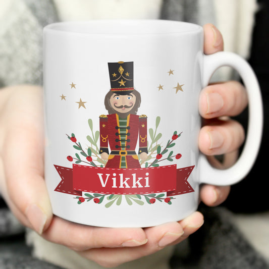 Personalised Christmas Nutcracker Design Mug