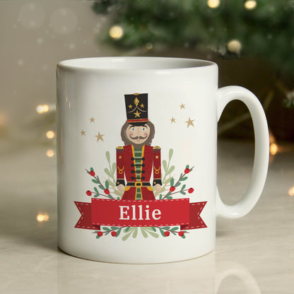 Personalised Christmas Nutcracker Design Mug