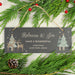 Personalised Christmas Reindeer Hanging Slate Plaque Sign
