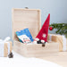 Personalised Festive Penguin Wooden Christmas Eve Box