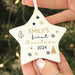 Personalised Baby’s First Christmas Star Christmas Tree Decoration