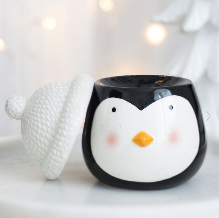 Penguin Shaped Bobble Hat Oil Burner