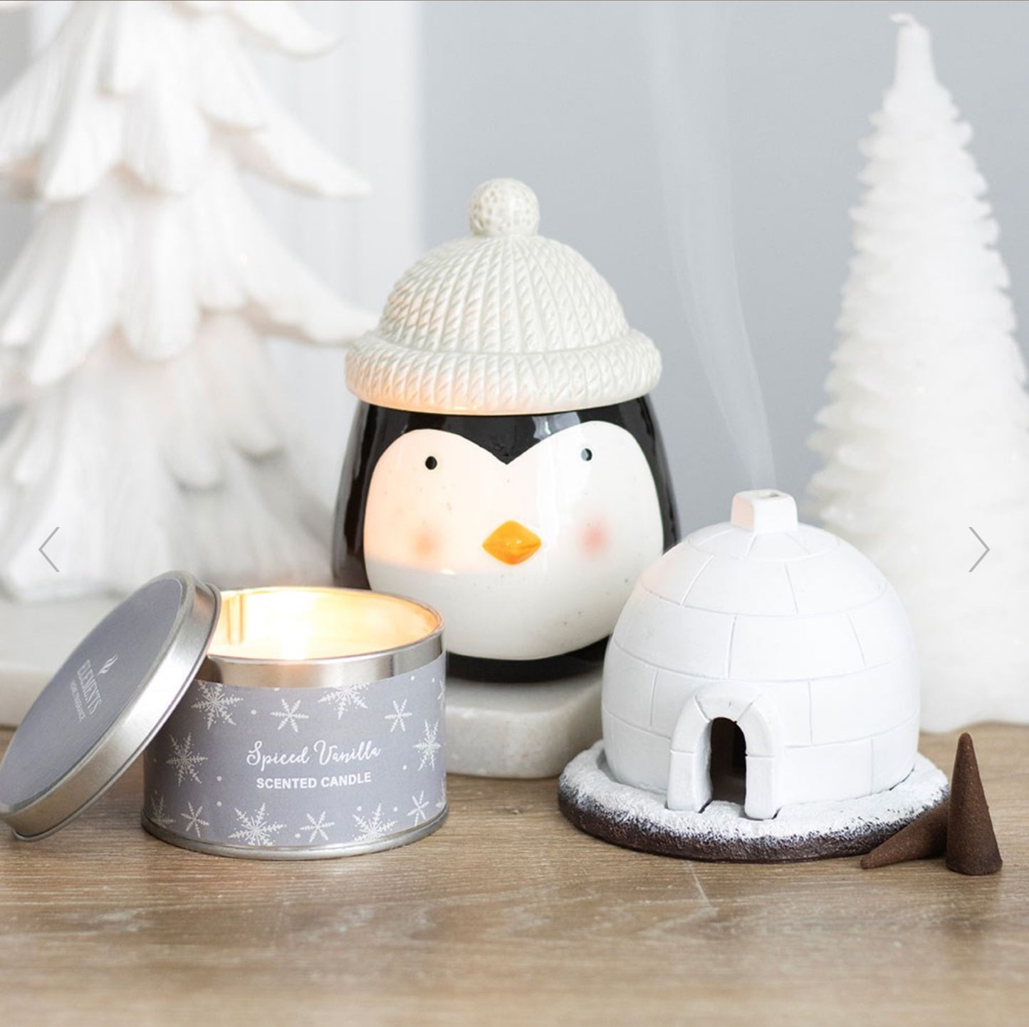 Penguin Shaped Bobble Hat Oil Burner