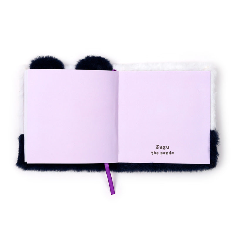 Adoramals Panda Plush Fluffies Notebook