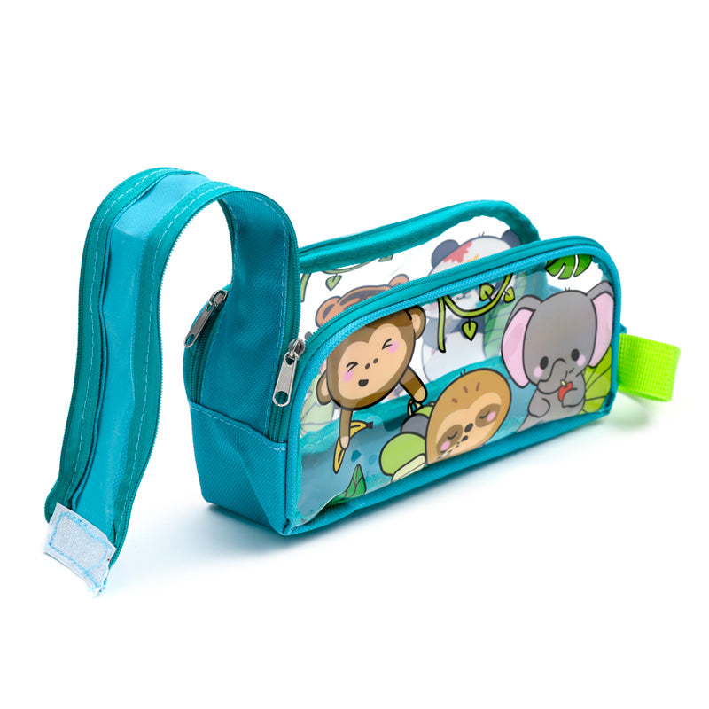 Adoramals Wild Animal Clear Window Pencil Case