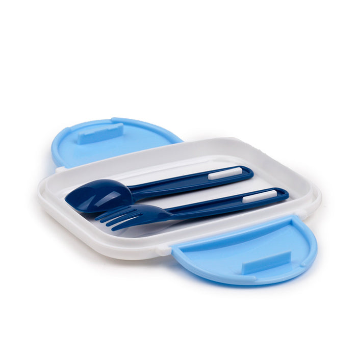 Adoramals Highland Cow Stacked Bento Lunch Box with Cutlery