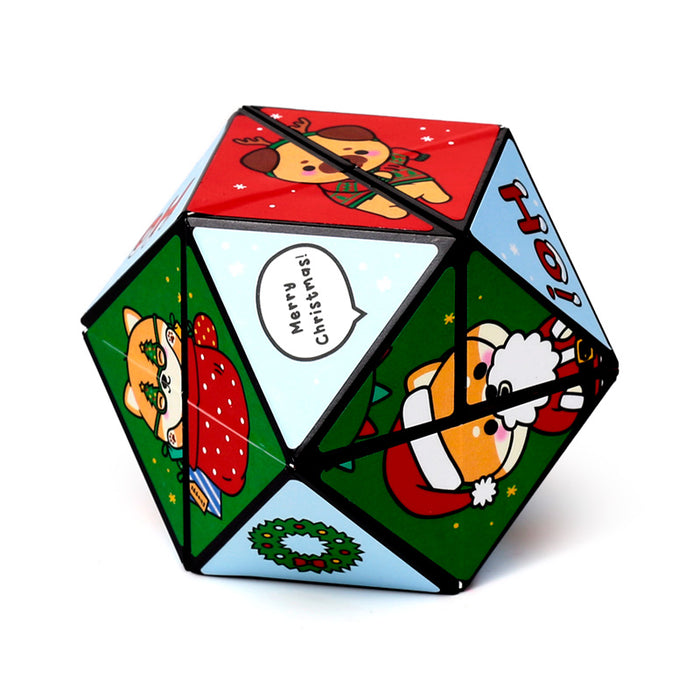 Christmas Adoramals Puzzle Cube Toy