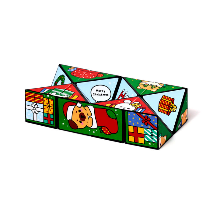 Christmas Adoramals Puzzle Cube Toy