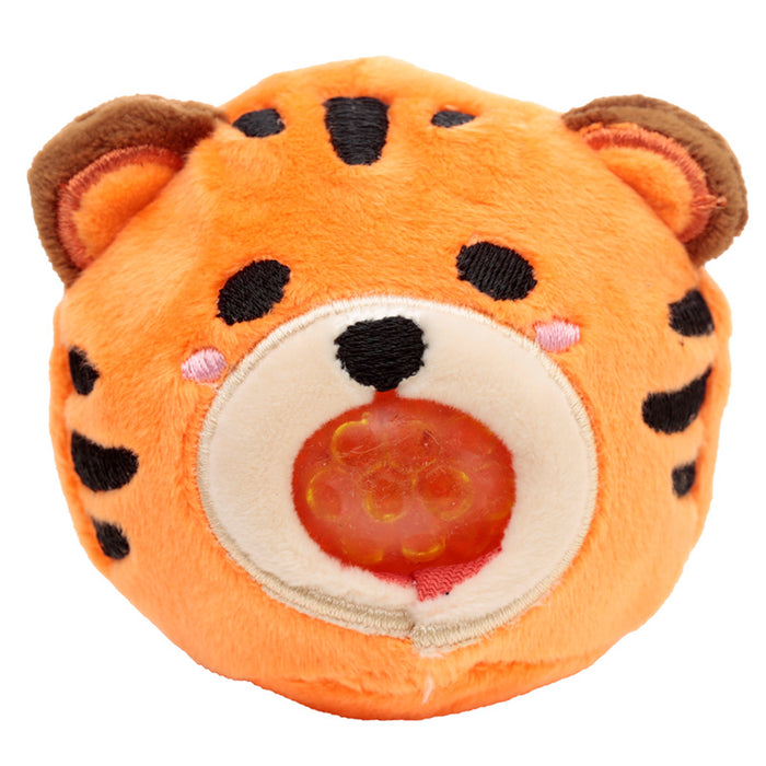 Queasy Squeezies Adoramals Lion, Giraffe, Monkey, Tiger Plush Squeezy Toy