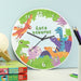 Personalised Children’s Dinosaur Wooden Clock