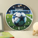 Personalised Children’s Football Wooden Clock