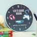 Personalised Children’s Gaming Wooden Clock