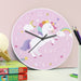 Personalised Children’s Unicorn Wooden Wall Clock