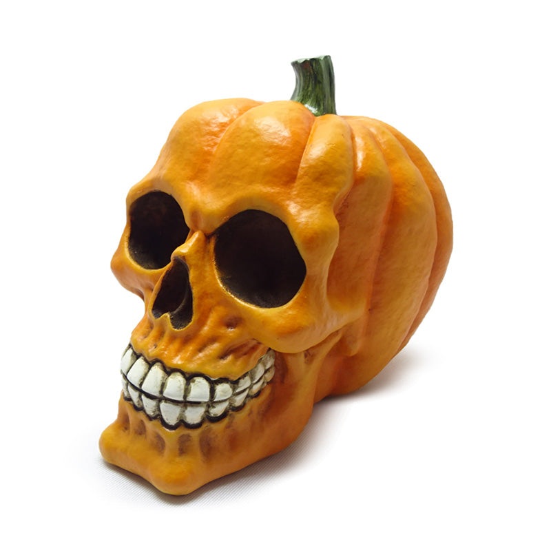 Halloween Pumpkin Skull Ornament