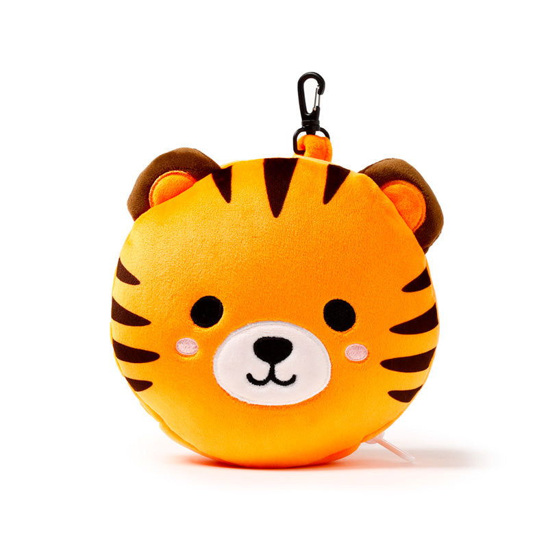 Relaxeazzz Tiger Plush Travel Pillow & Eye Mask