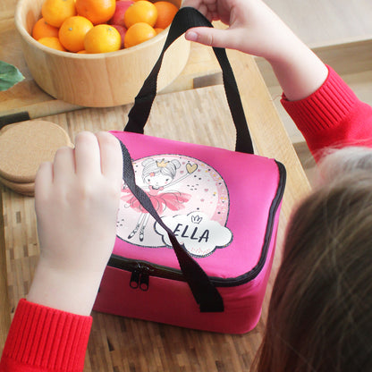 Personalised Fairy Lunch Bag - Pink