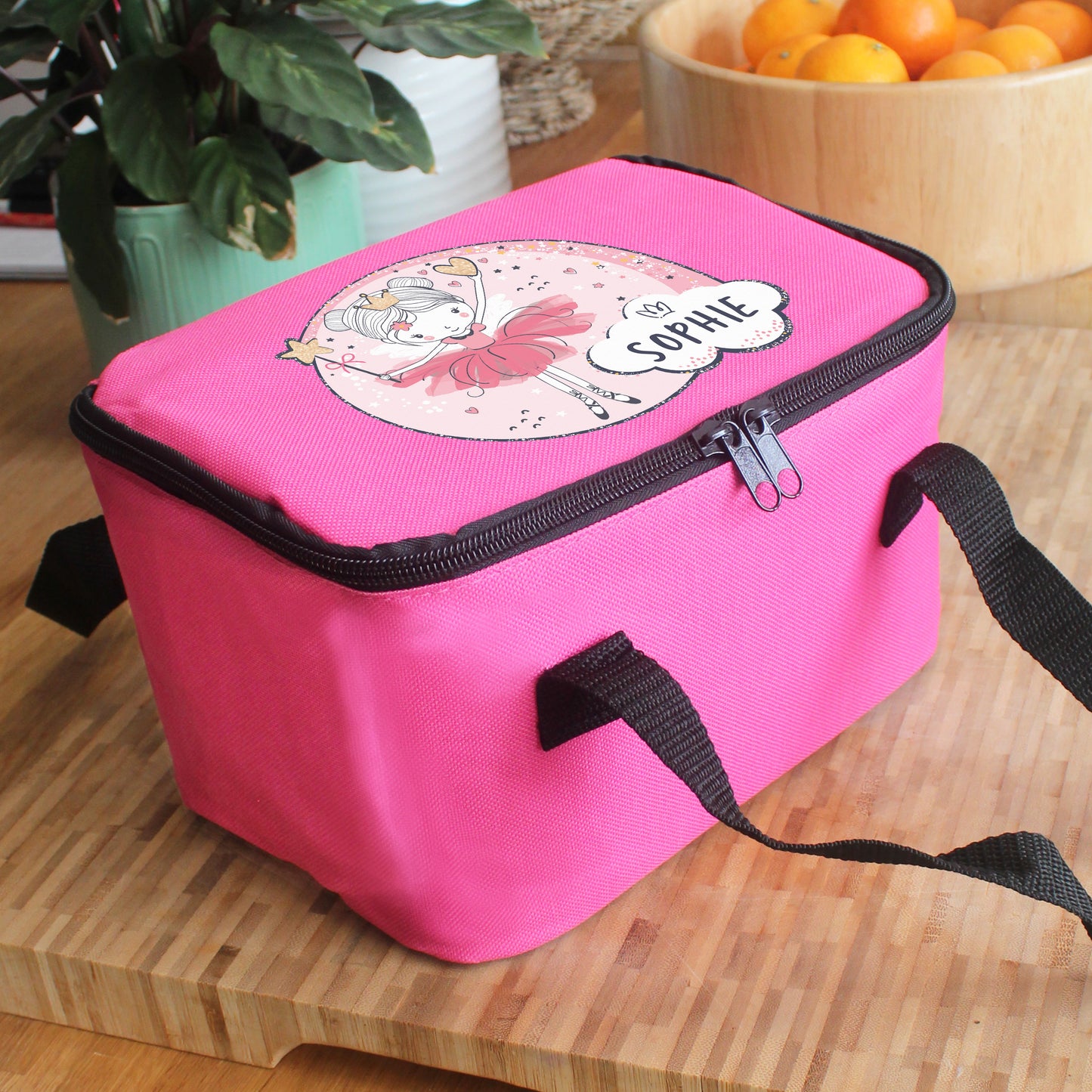 Personalised Fairy Lunch Bag - Pink