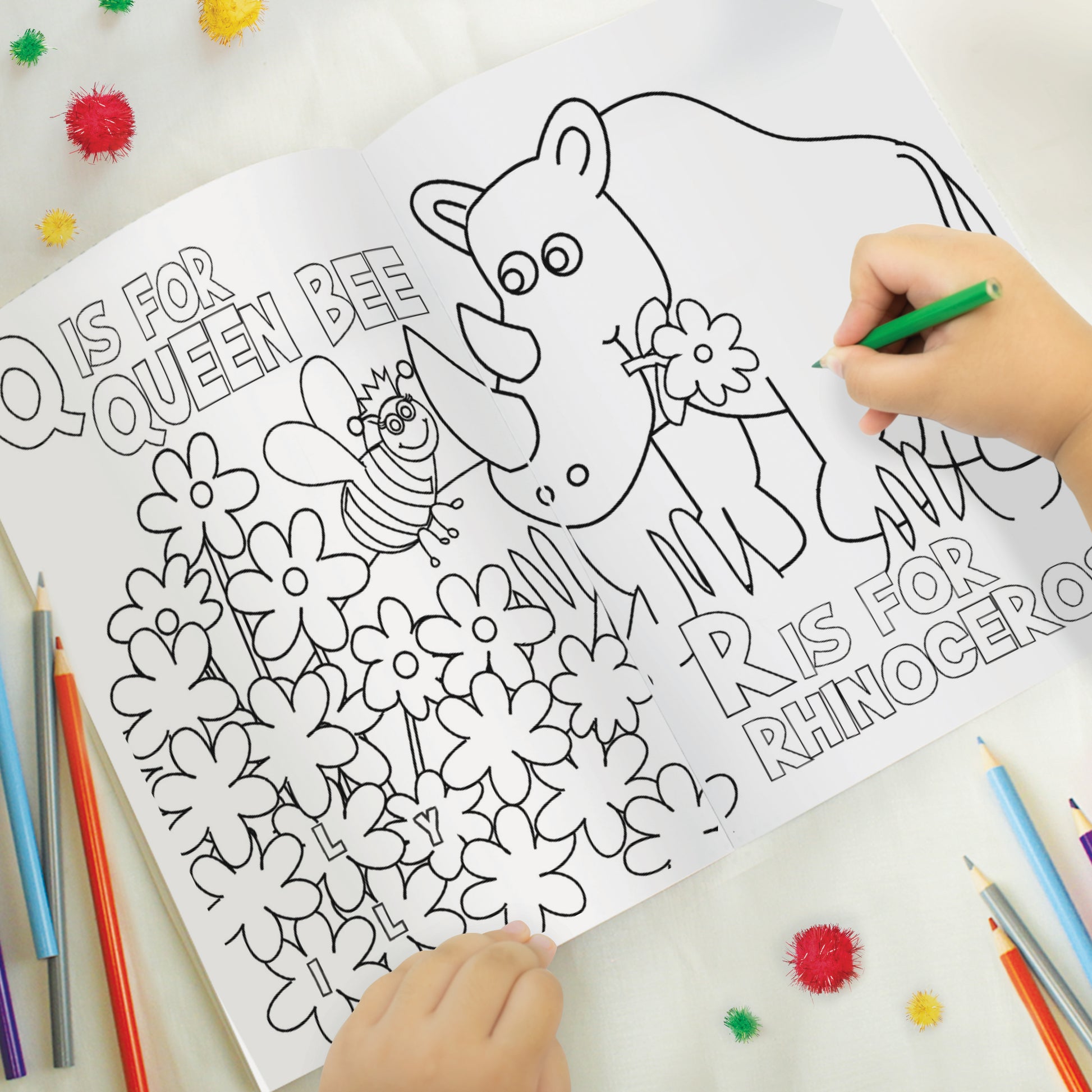 Personalised Children’s Zoo Colouring Book