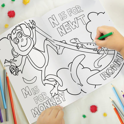 Personalised Children’s Zoo Colouring Book