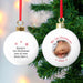 Personalised My 1st Christmas Photo Upload Bauble