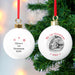 Personalised My 1st Christmas Photo Upload Bauble