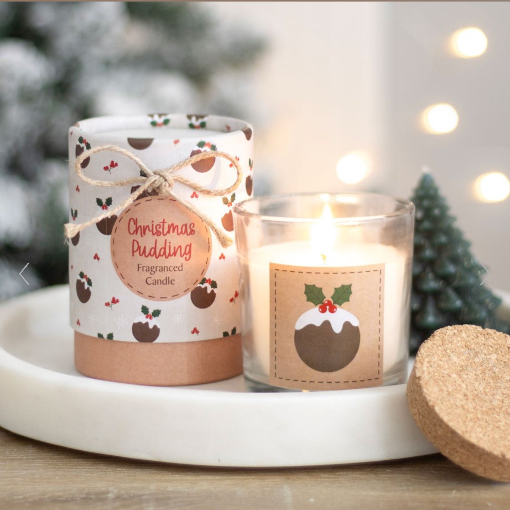 Christmas Pudding Fragranced Candle