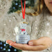 Personalised Baby’s 1st Christmas Teddy Bear Snow Globe Decoration
