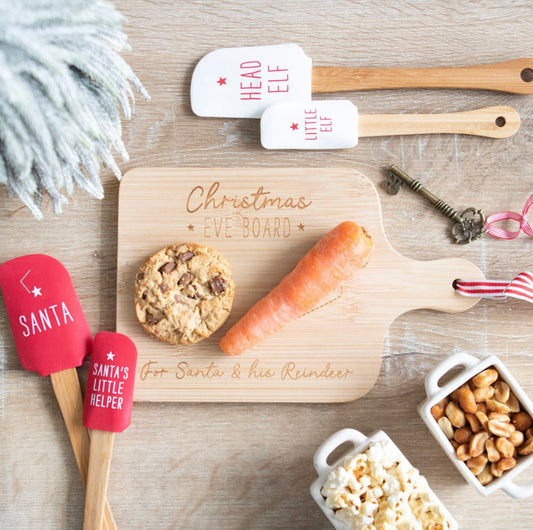 Wooden Christmas Eve Serving Board