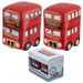 London Red Double Decker Bus Ceramic Salt & Pepper Shaker Set