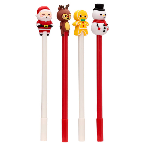 Christmas Santa, Reindeer, Gingerbread & Snowman Fine Tip Pen