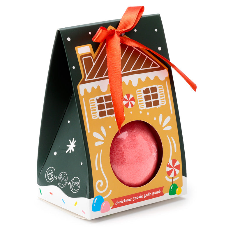 Christmas Gingerbread Lane Bath Bomb in Gift Box