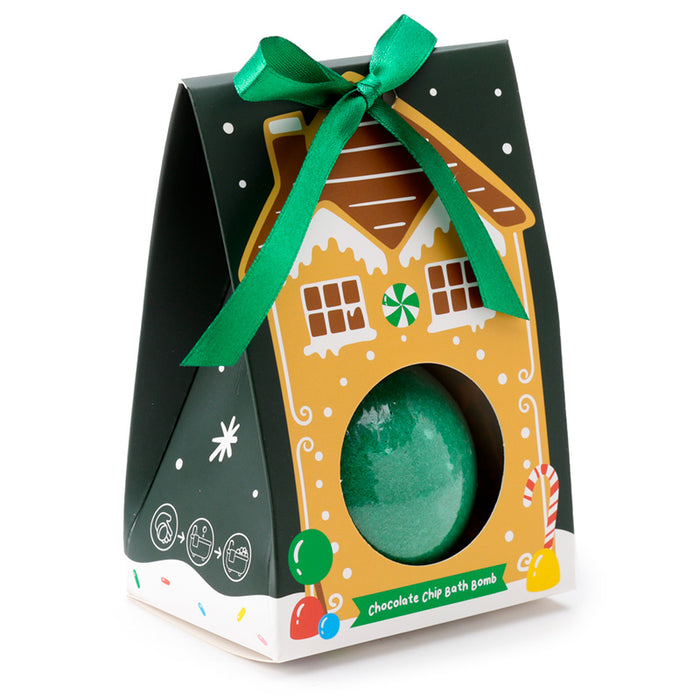 Christmas Gingerbread Lane Bath Bomb in Gift Box