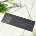 Personalised Highland Cow Slate Hanging Sign