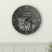 Personalised Highland Cow Slate Wall Clock