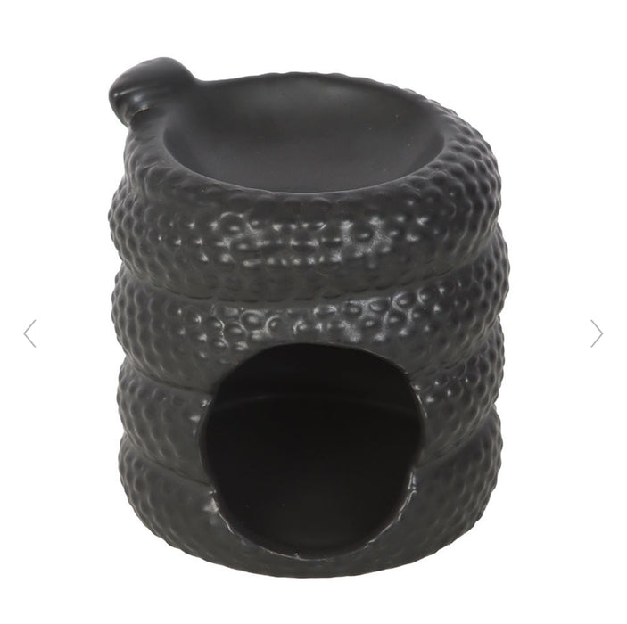 Black Snake Oil Burner & Wax Warmer