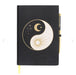 Yin Yang Journal with Black Obsidian Pen