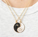 Pair of Yin Yang Best Friend Pendant Necklaces