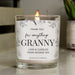 Personalised Floral Scented Jar Candle