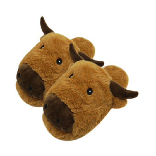 Highland Cow Slip On Slippers