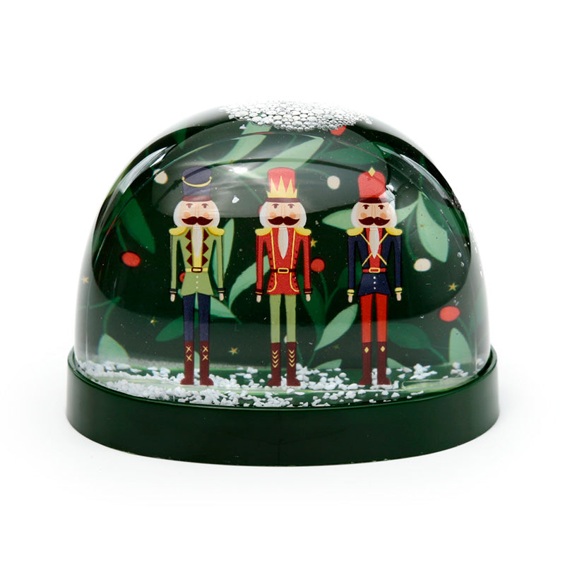 Christmas Nutcracker Large Glitter Snow Globe