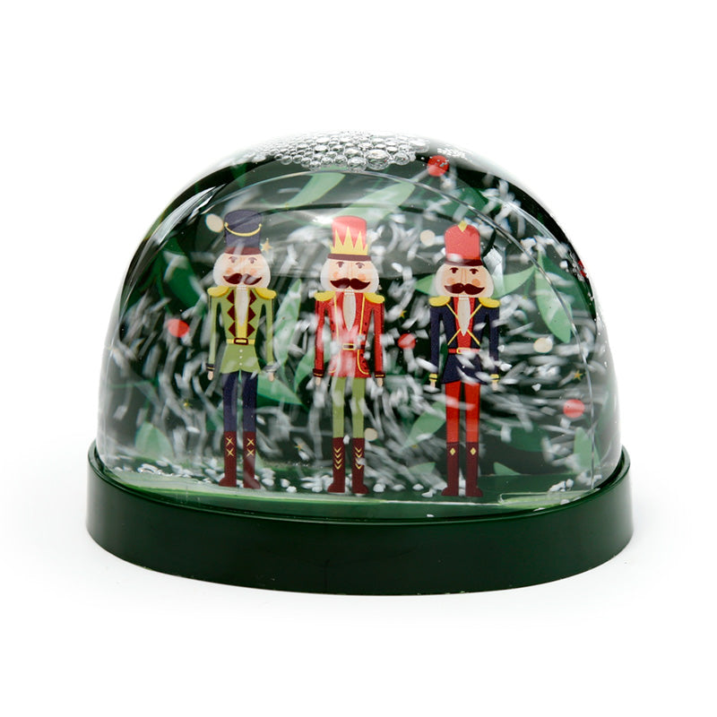 Christmas Nutcracker Large Glitter Snow Globe