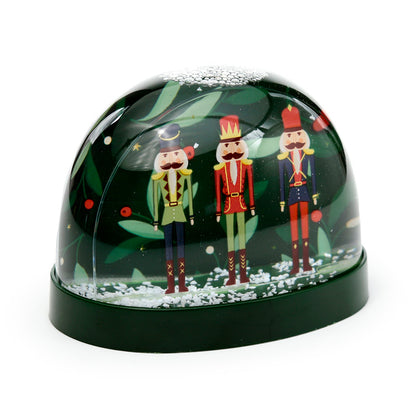 Christmas Nutcracker Large Glitter Snow Globe