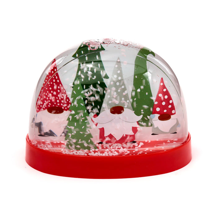 Christmas Gonk Large Glitter Snow Globe