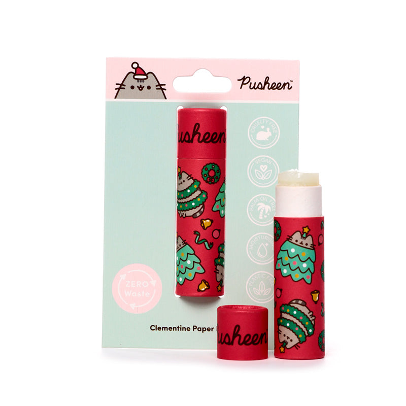 Christmas Pusheen Cat Paper Stick Lip Balm