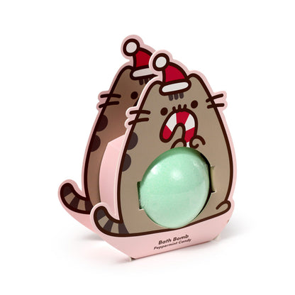 Christmas Pusheen the Cat Bath Bomb in a Shaped Gift Box