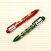 Christmas Gingerbread Multi Colour Pen with Charm