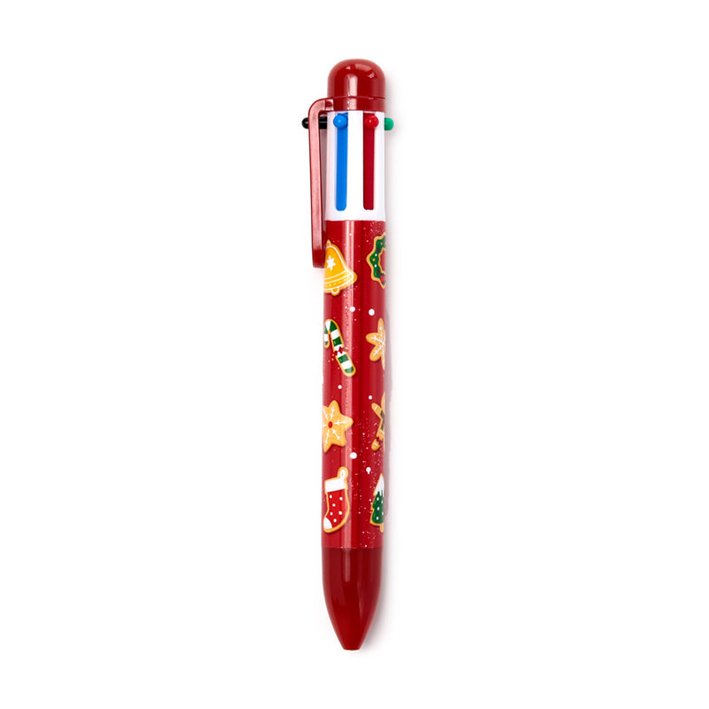 Christmas Gingerbread Multi Colour Pen with Charm