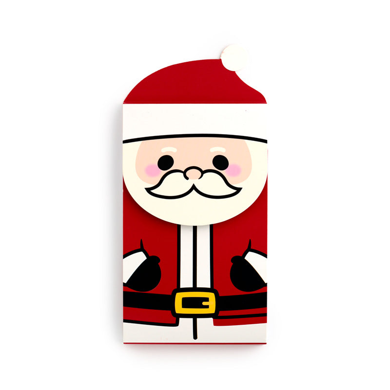 Christmas Festive Friends Santa Flip Open Shaped Memo Pad