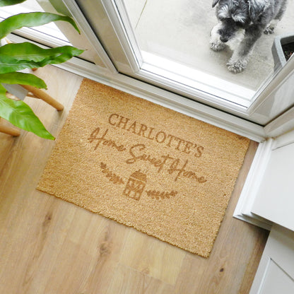 Personalised Home Sweet Home Rectangle Doormat